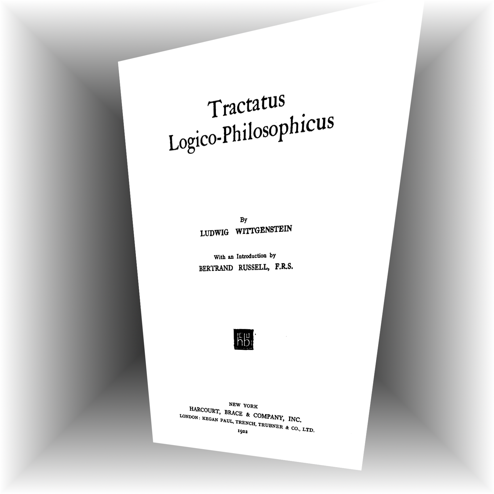 Tractatus logico-philosophicus